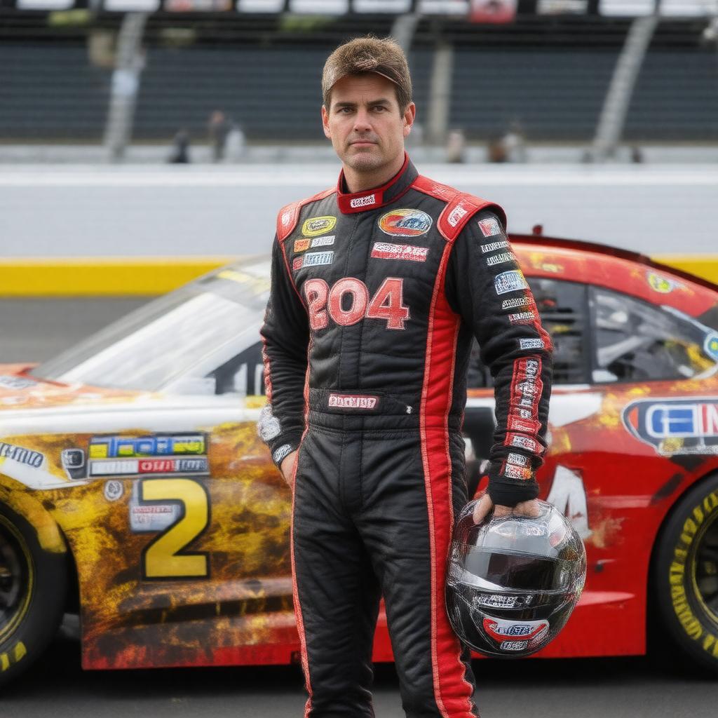 AI-created image of Jeff Gordon