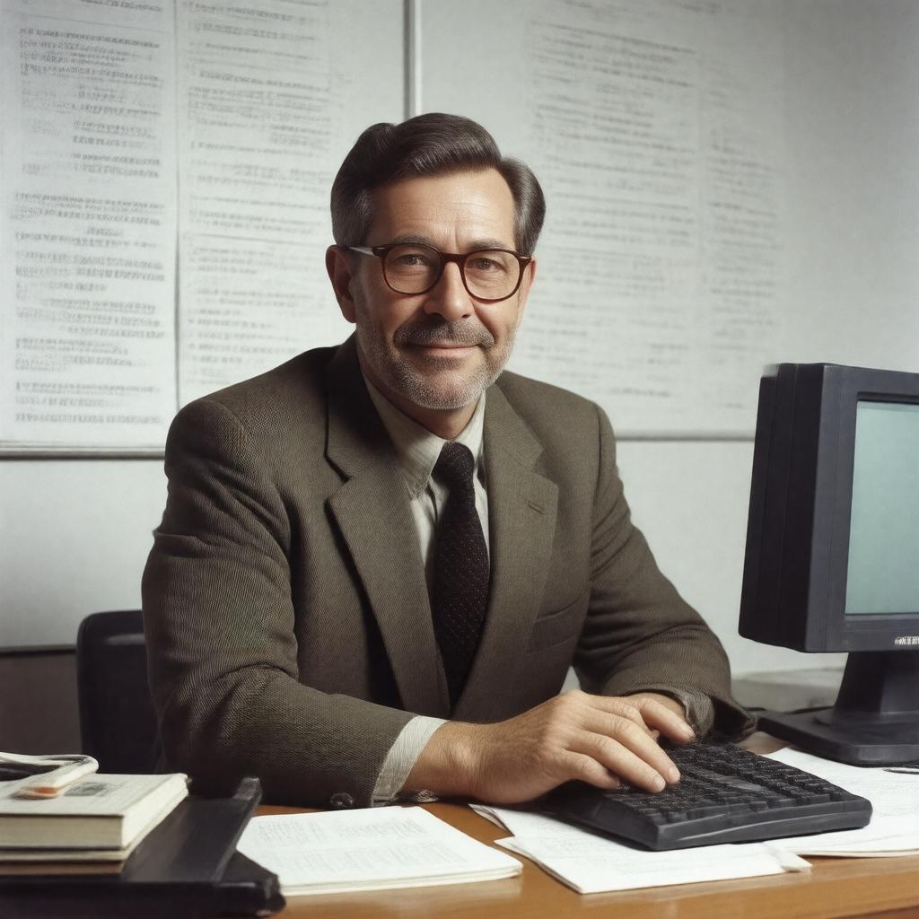 Click to view larger image AI-created image of Jeff Rulifson