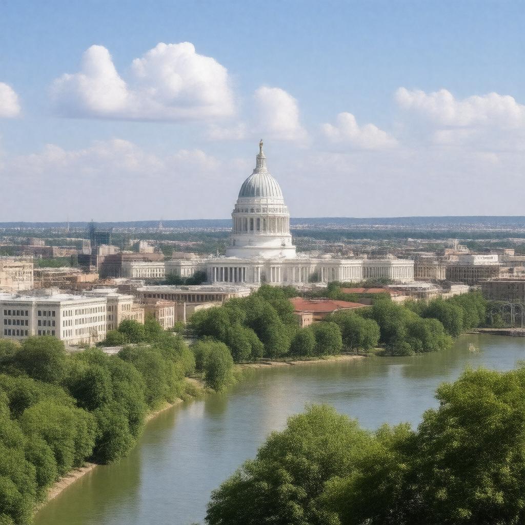 AI-created image of Jefferson City, Missouri, USA