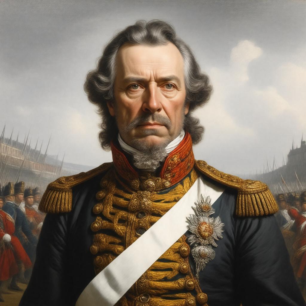 AI-created image of Jeffery Amherst