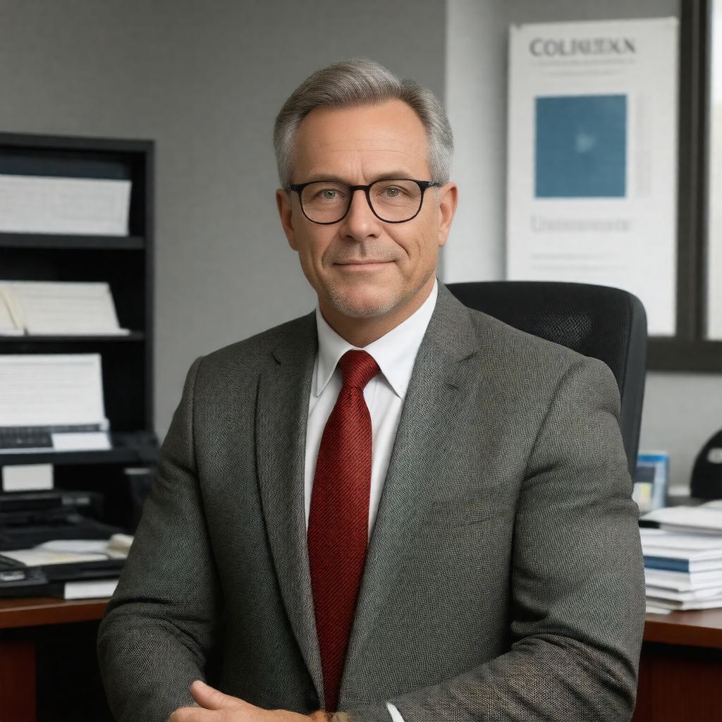 AI-created image of Jeffrey Shaman