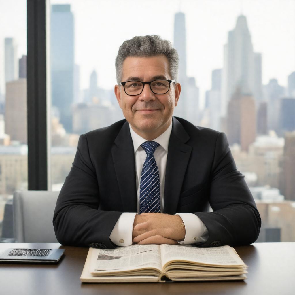 AI-created image of Jeffrey Toobin