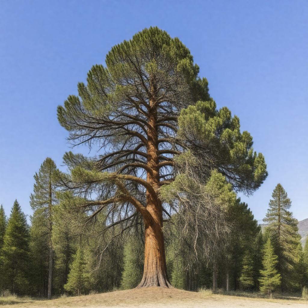 Click to view larger image AI-created image of Jeffrey pine