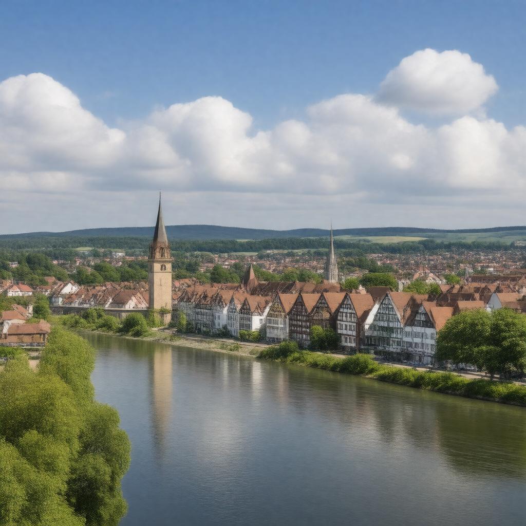 AI-created image of Jena, Germany