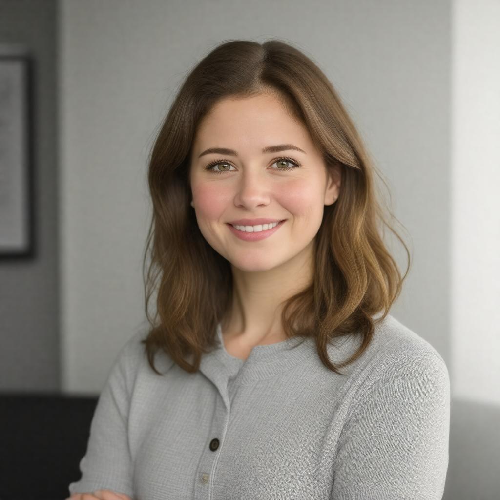 AI-created image of Jenna Fischer