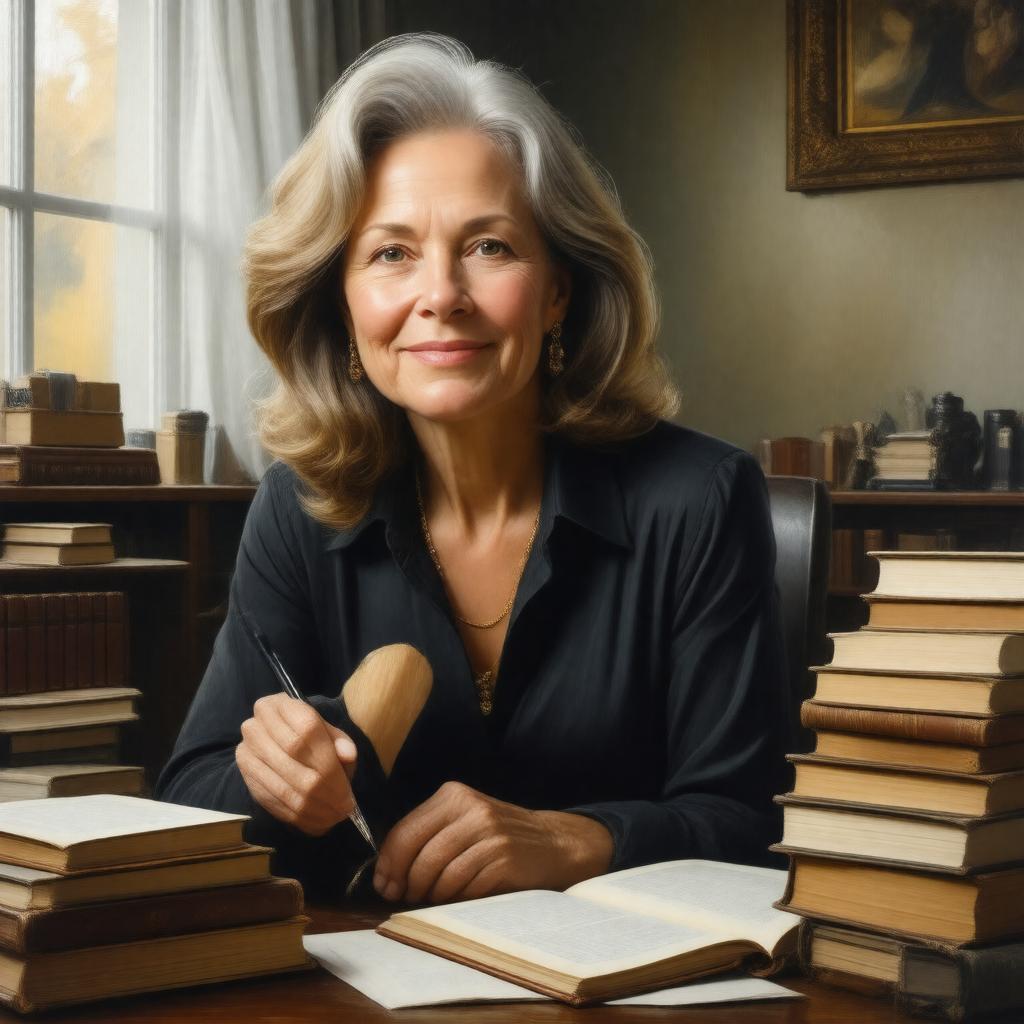 AI-created image of Jennifer Finney Boylan