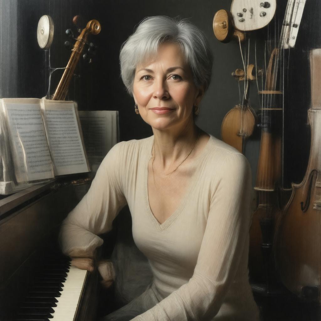 AI-created image of Jennifer Higdon