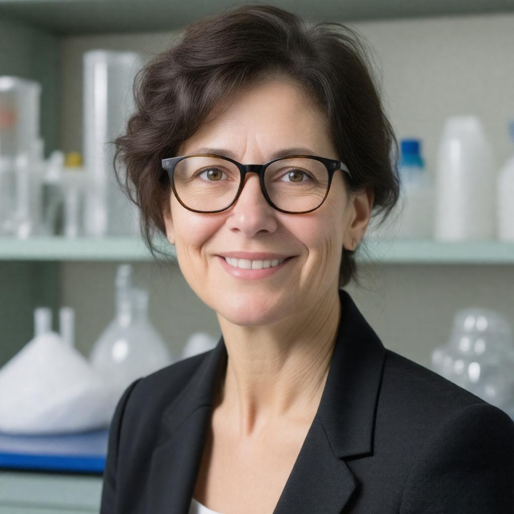 AI-created image of Jenny Glusker