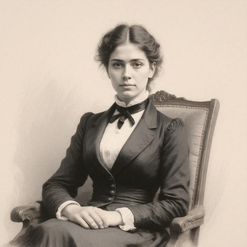 AI-created image of Jenny von Westphalen