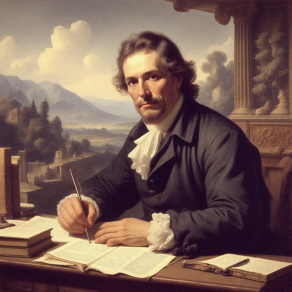 AI-created image of Jens Baggesen