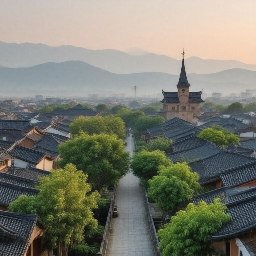 AI-created image of Jeonju, South Korea