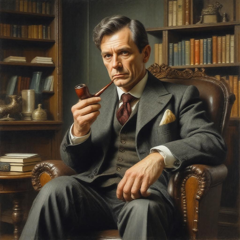 AI-created image of Jeremy Brett