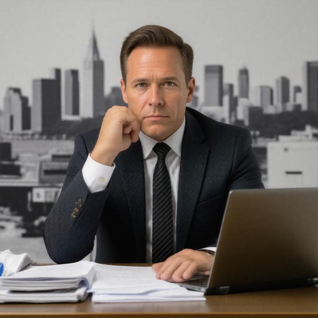 AI-created image of Jeremy C. Fox