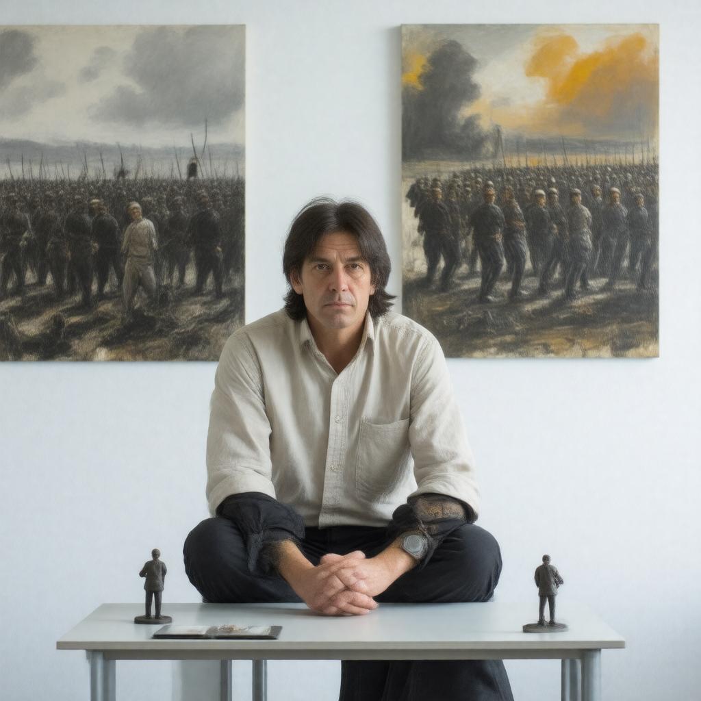 AI-created image of Jeremy Deller