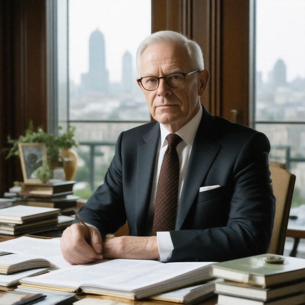 AI-created image of Jeremy Grantham