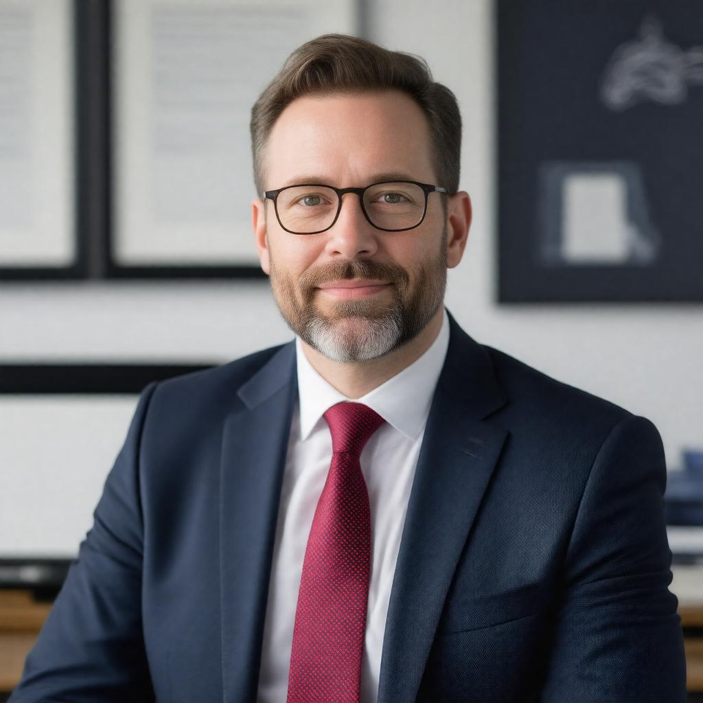 Click to view larger image AI-created image of Jeremy Gruber