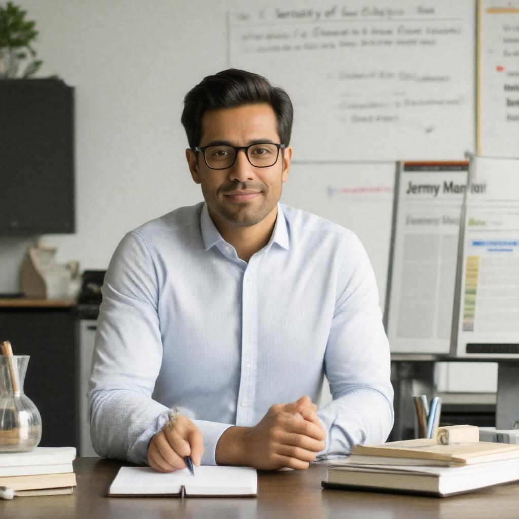 AI-created image of Jeremy Manier