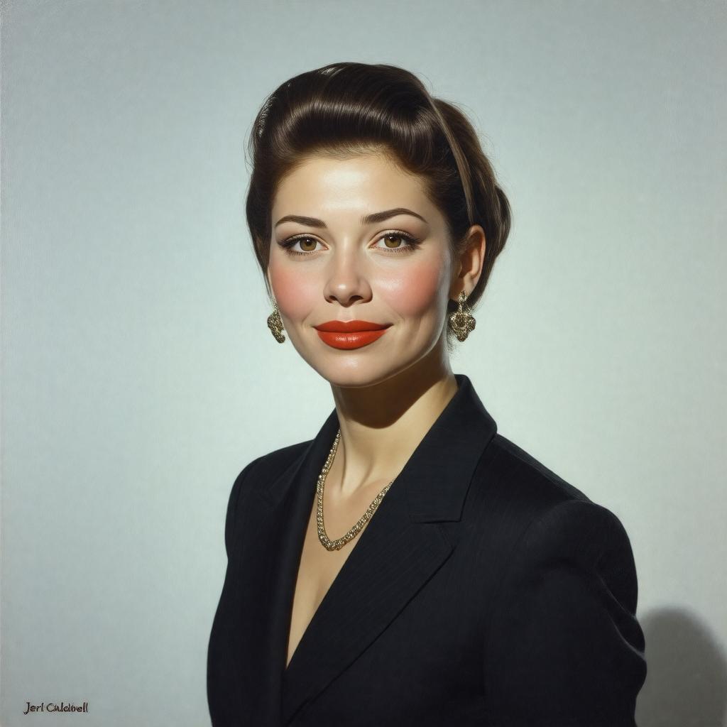 AI-created image of Jeri Caldwell