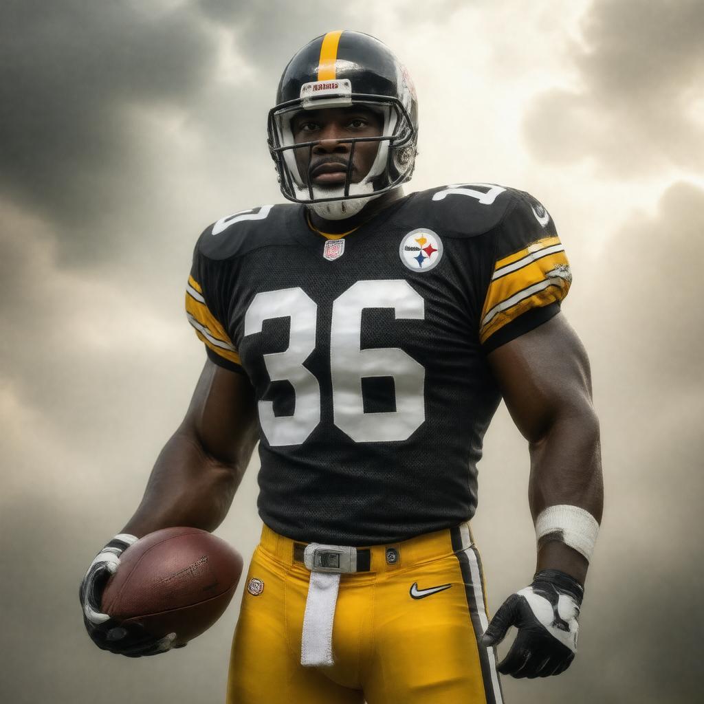 AI-created image of Jerome Bettis