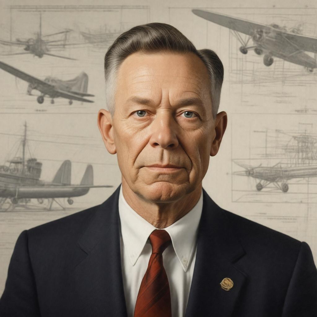 AI-created image of Jerome Clarke Hunsaker