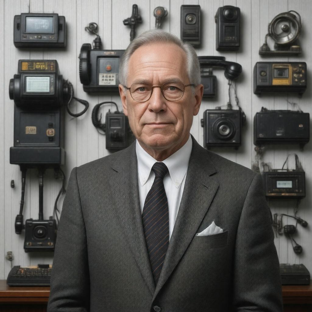 AI-created image of Jerome H. Lemelson