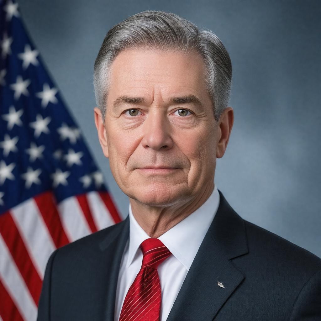 AI-created image of Jerome Powell