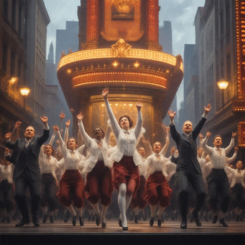 AI-created image of Jerome Robbins' Broadway