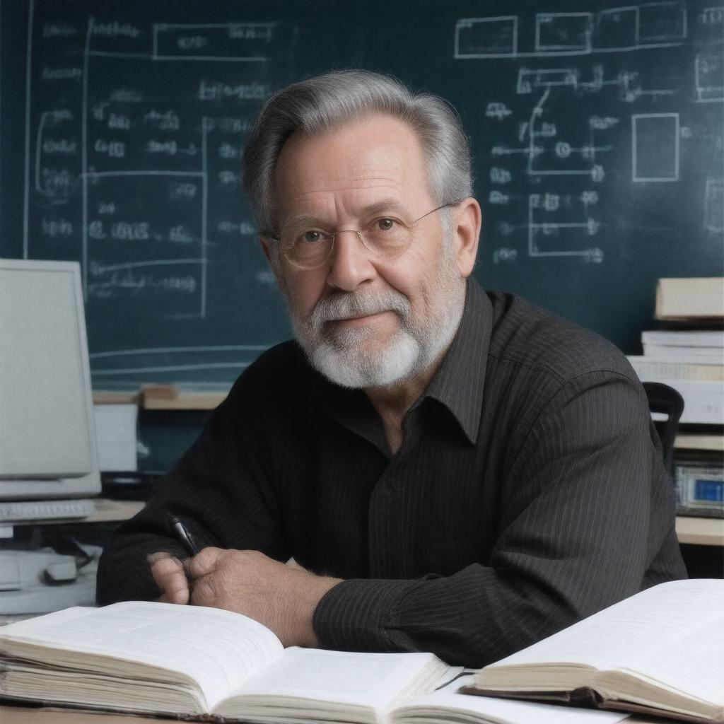 AI-created image of Jerry Saltzer