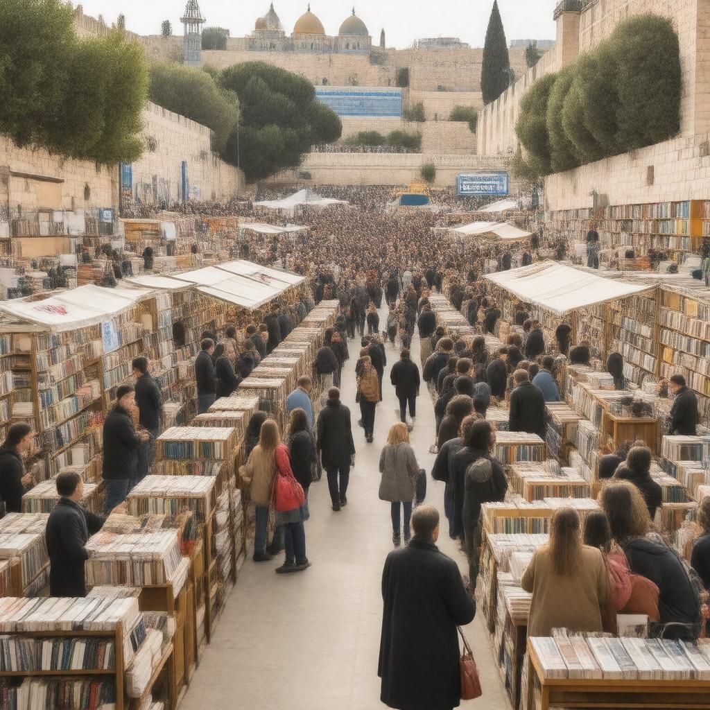 AI-created image of Jerusalem International Book Forum