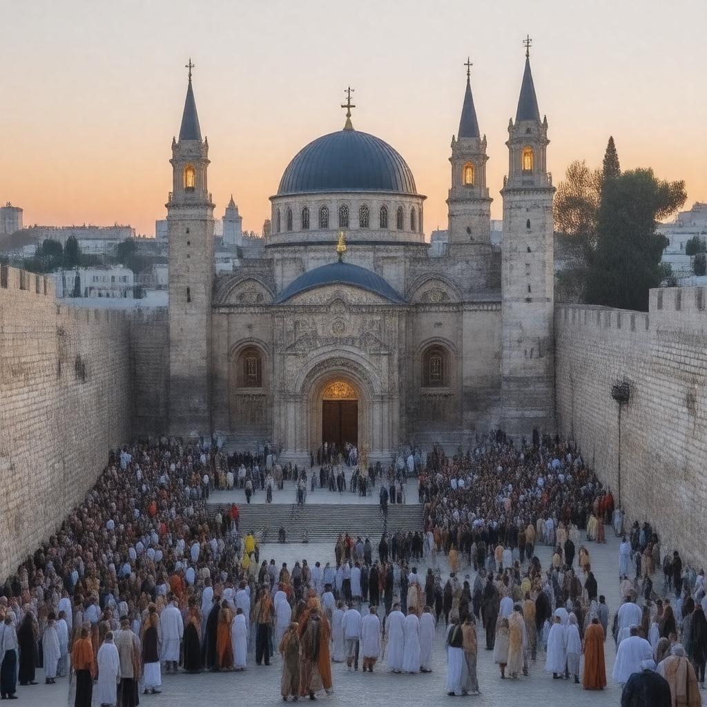 AI-created image of Jerusalem Orthodox Church