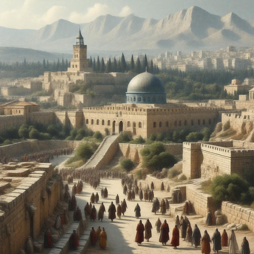 AI-created image of Jerusalem (Temple period)