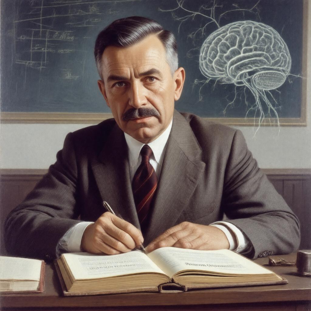 AI-created image of Jerzy Konorski