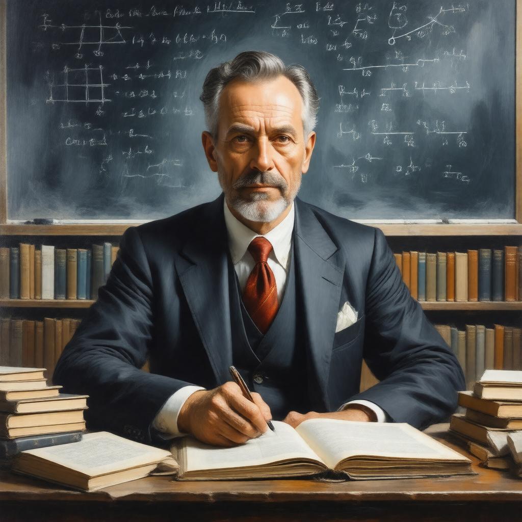 AI-created image of Jerzy Neyman