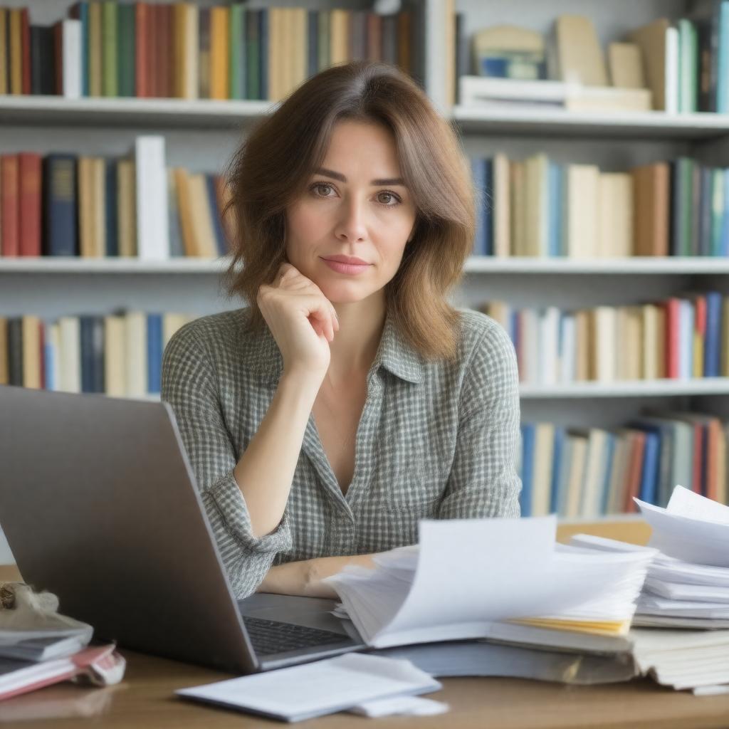 AI-created image of Jessa Crispin