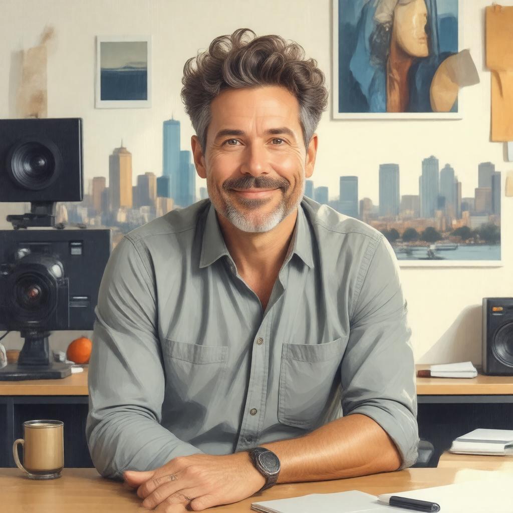 AI-created image of Jesse Dylan