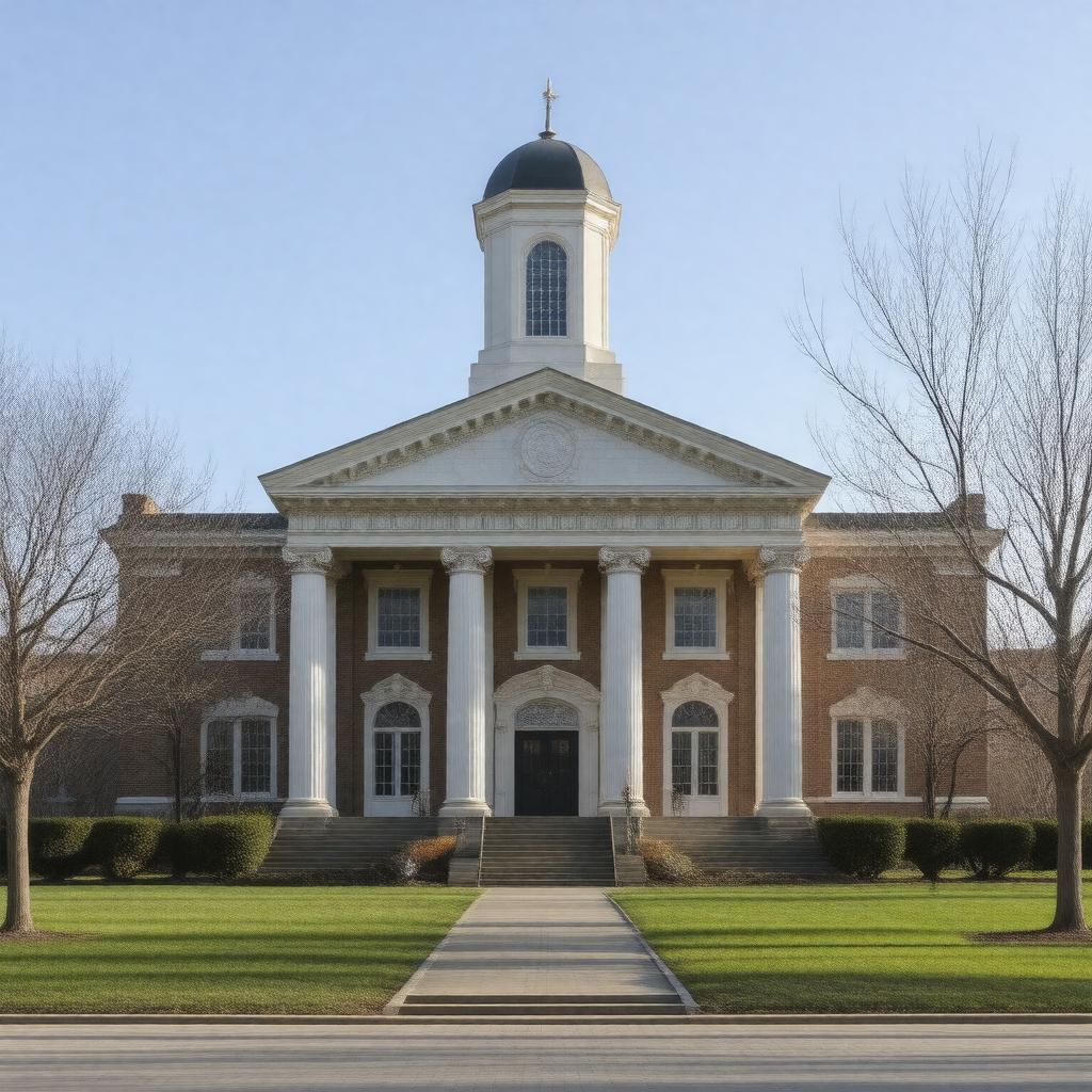 Click to view larger image AI-created image of Jesse Hall