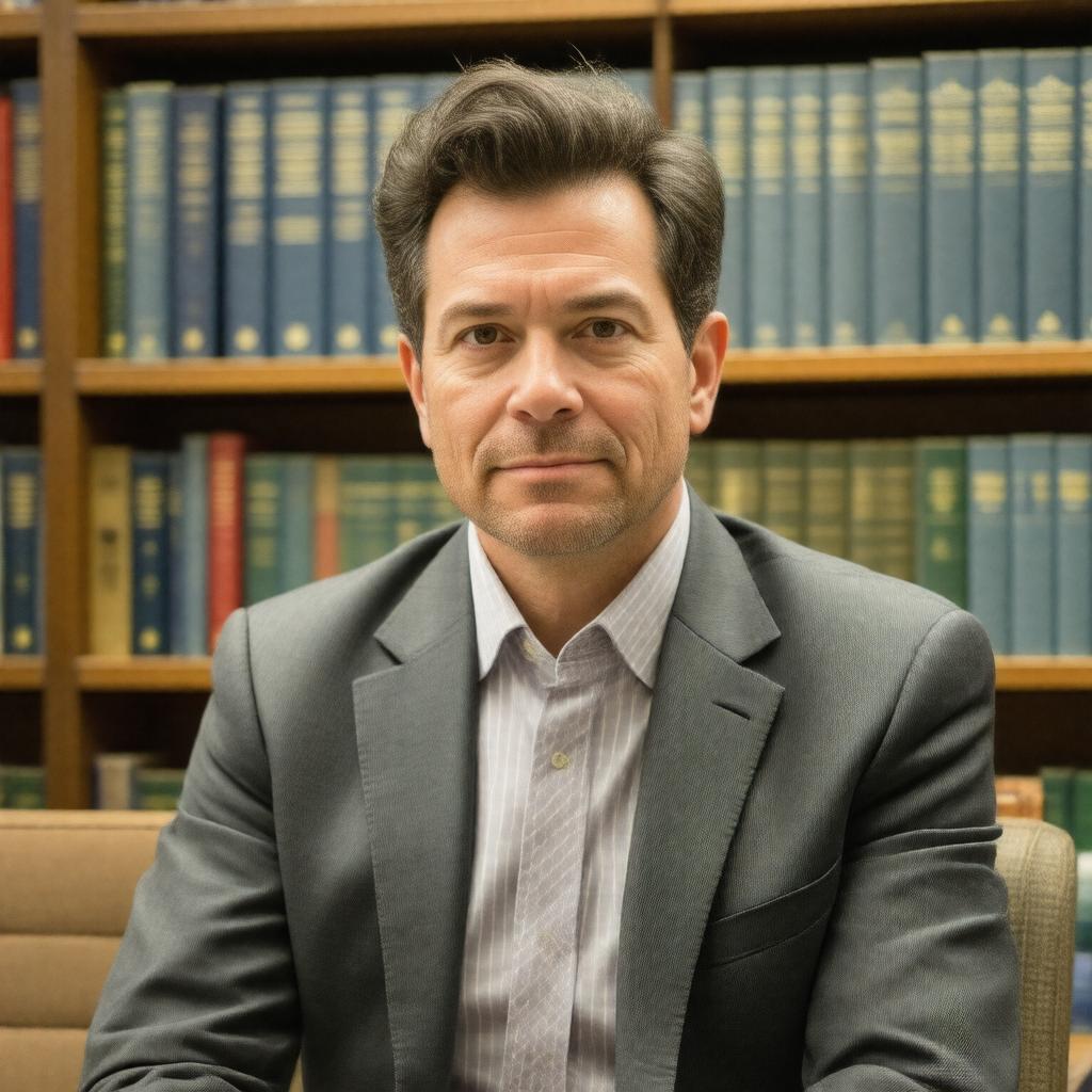 AI-created image of Jesse Shapiro