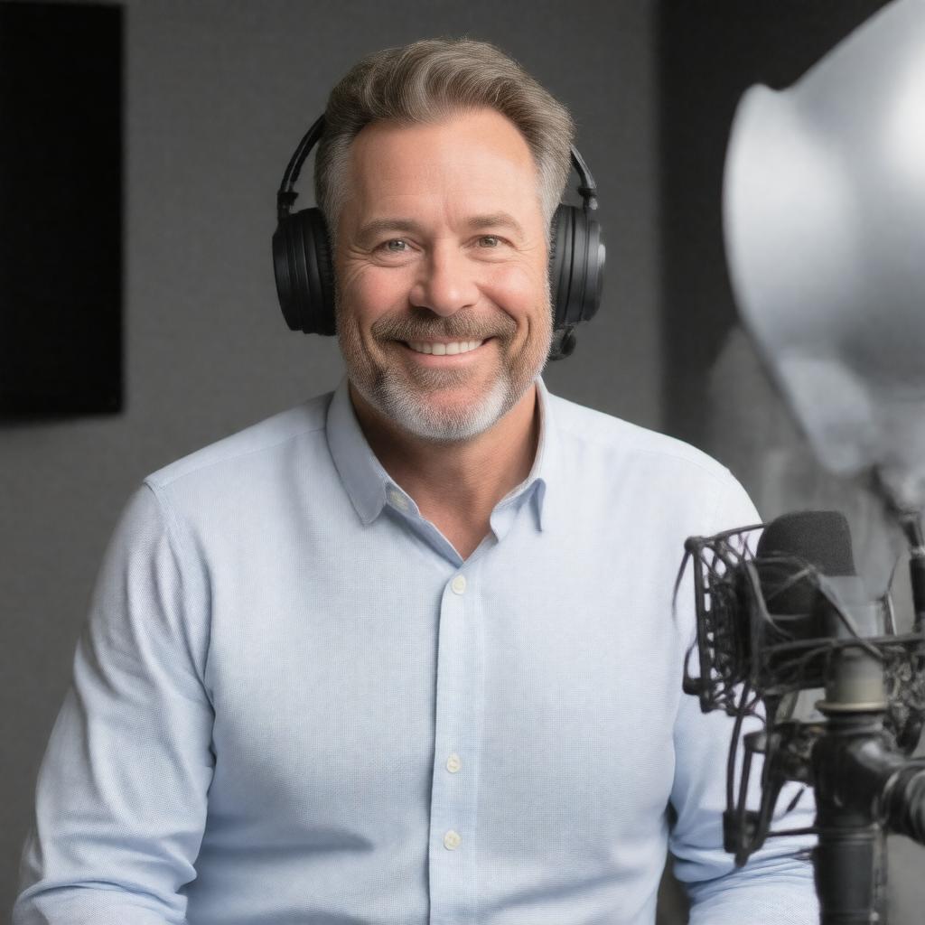 AI-created image of Jesse Thorn