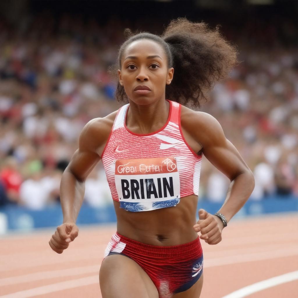 AI-created image of Jessica Ennis