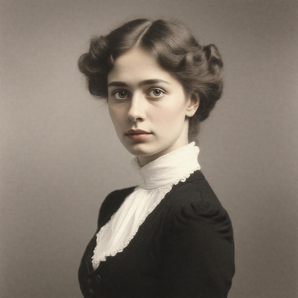 AI-created image of Jessie Oriana Huxley