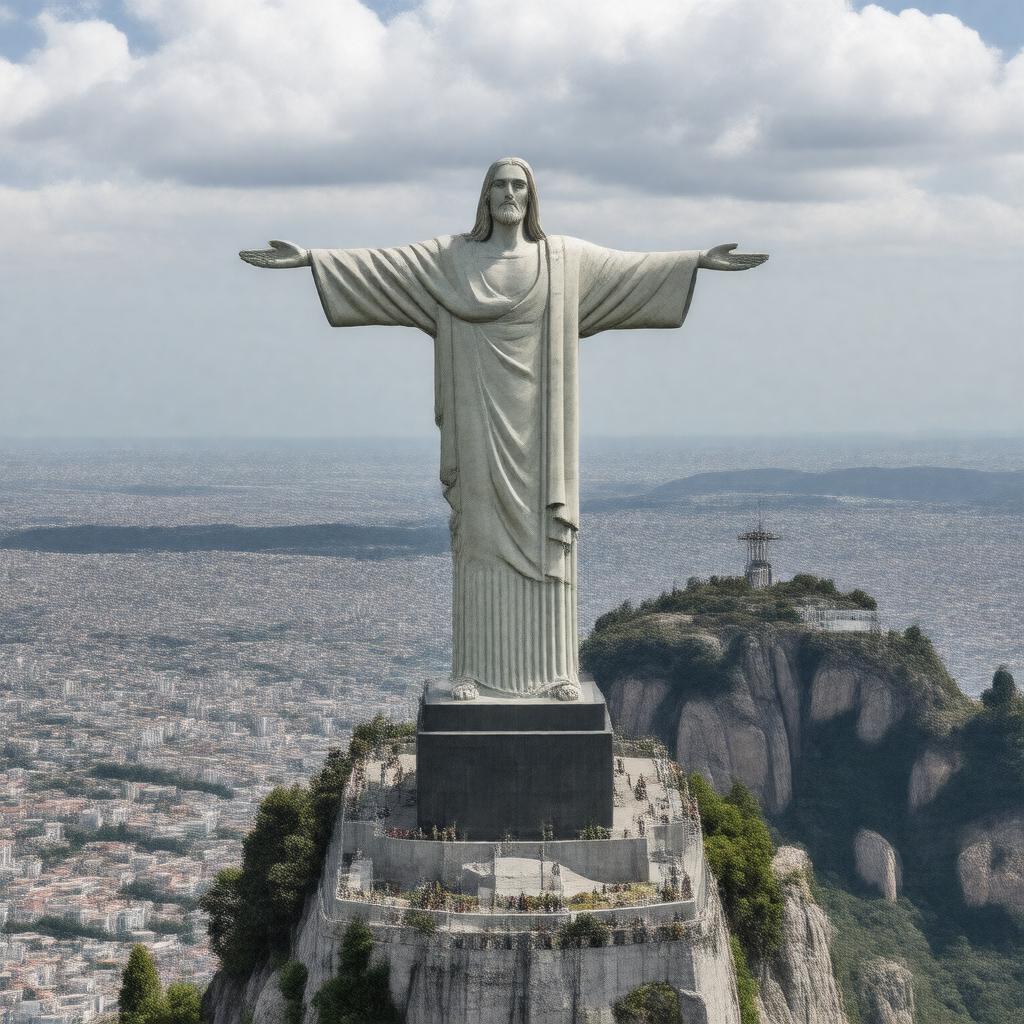 AI-created image of Jesus Christ the Redeemer