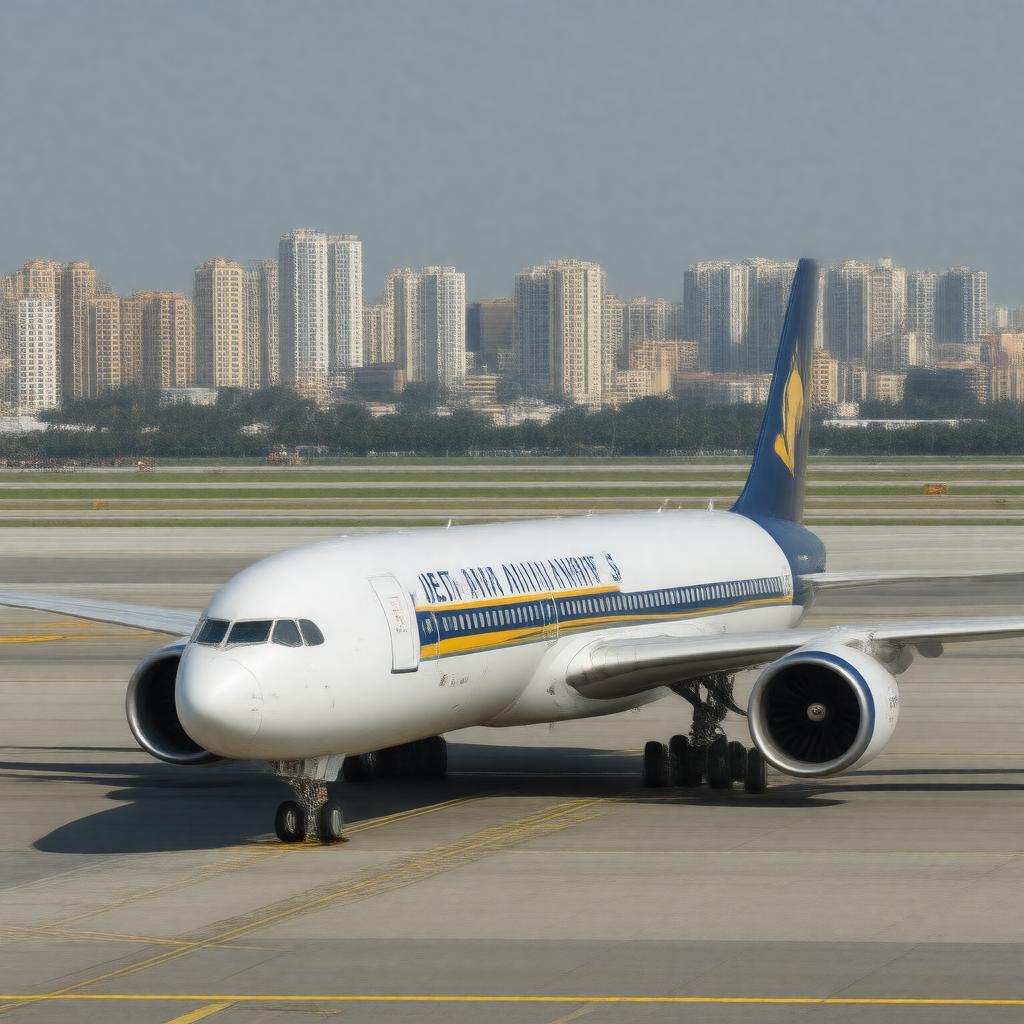 AI-created image of Jet Airways