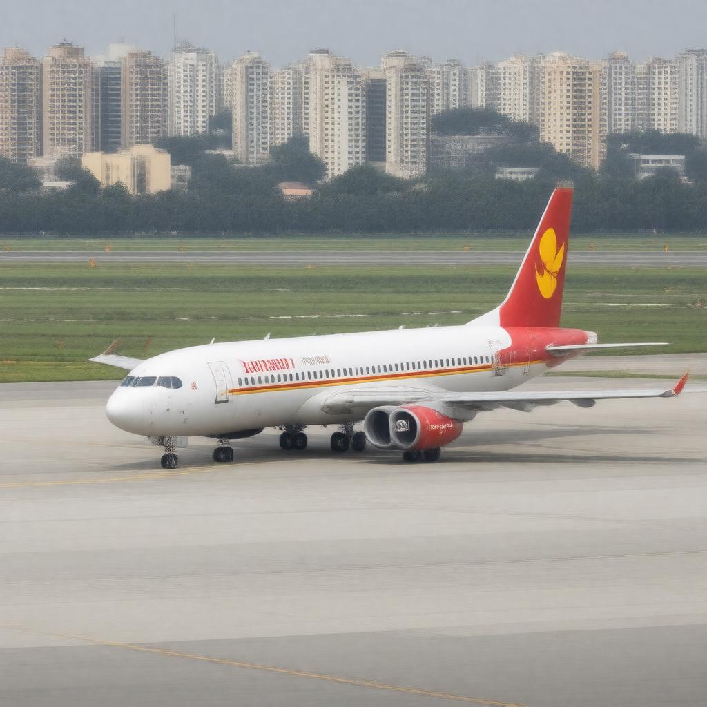 AI-created image of Jet Airways (historical)