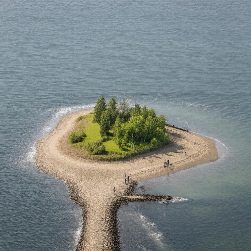 AI-created image of Jetty Island