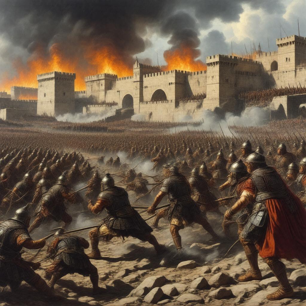 AI-created image of Jewish–Roman wars