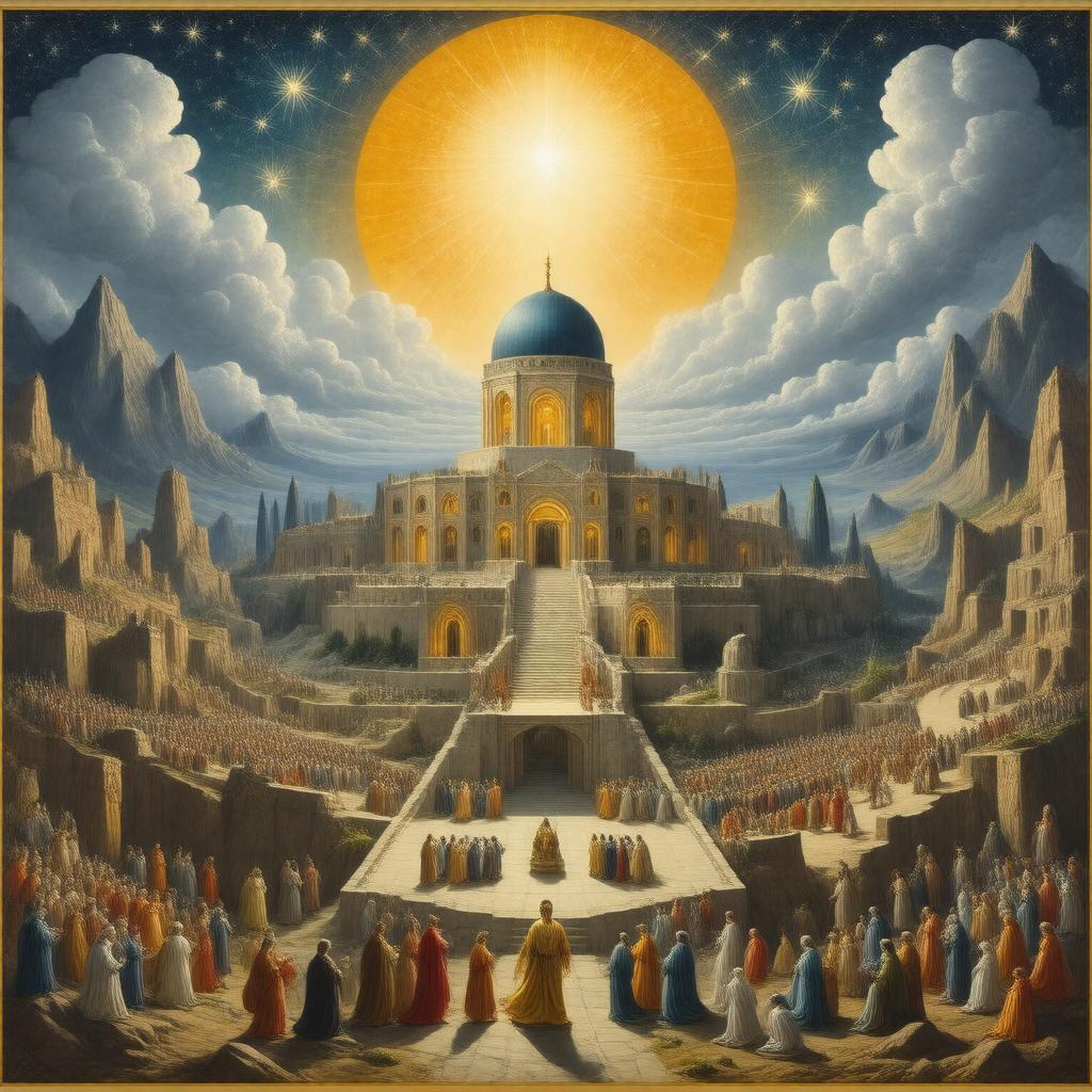 AI-created image of Jewish eschatology