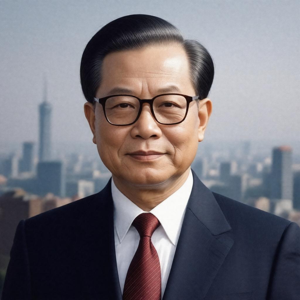 AI-created image of Jiang Zemin