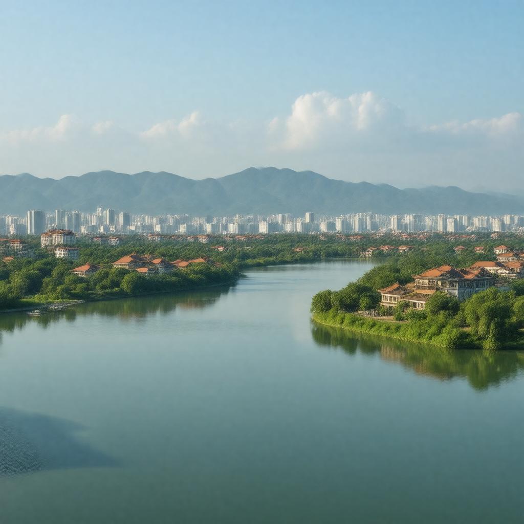 AI-created image of Jiaxing, China