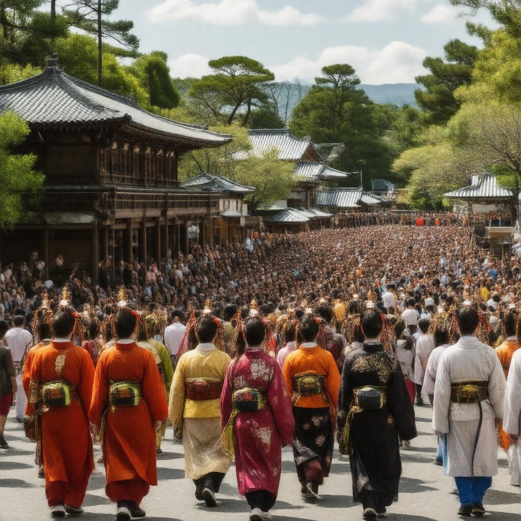 AI-created image of Jidai Matsuri