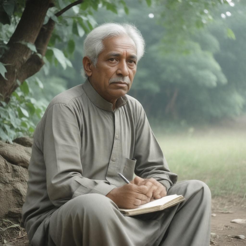 AI-created image of Jiddu Krishnamurti